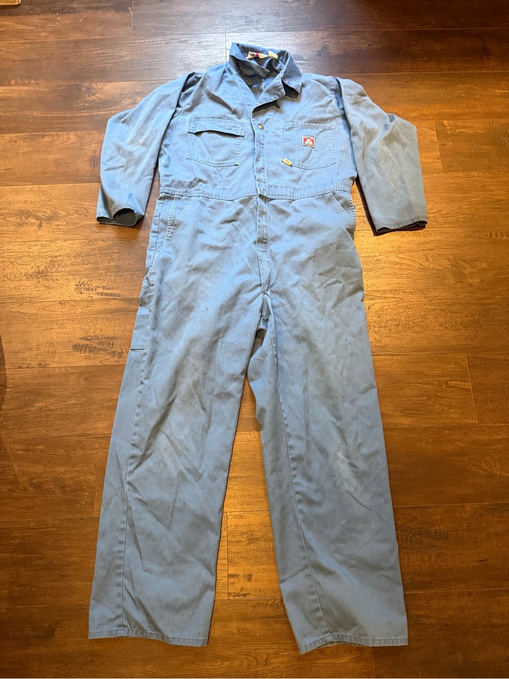 Ben Davis Light Blue Work Coveralls